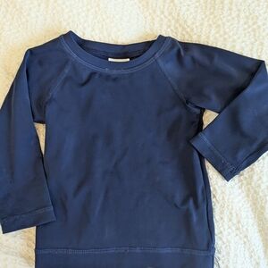 Hanna Andersson Deep Blue Long Sleeve Tee